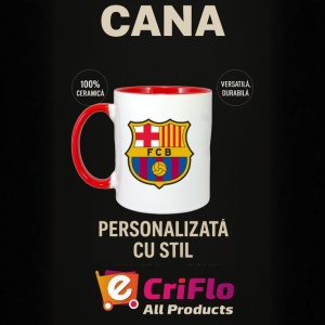 Cana FCB Spania , cu logoul stema echipei, Cadoul Perfect - Img 45