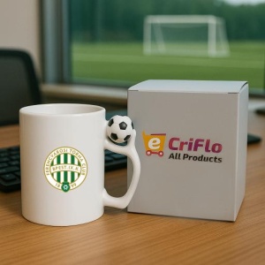 Cana Ferencvaros TC Ungaria , cu logoul stema echipei, Cadoul Perfect - Img 9
