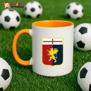 Cana Genoa CFC Italia , cu logoul stema echipei, Cadoul Perfect - Img 43