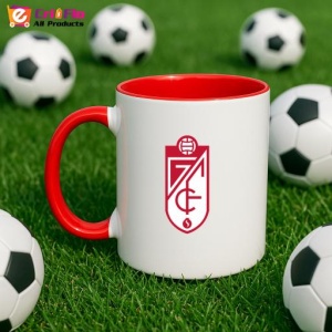 Cana Granada CF Spania , cu logoul stema echipei, Cadoul Perfect - Img 46