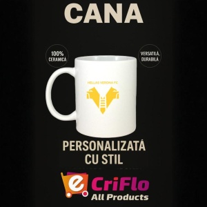 Cana Hellas Verona Italia , cu logoul stema echipei, Cadoul Perfect - Img 15
