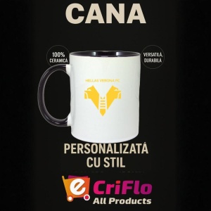 Cana Hellas Verona Italia , cu logoul stema echipei, Cadoul Perfect - Img 35
