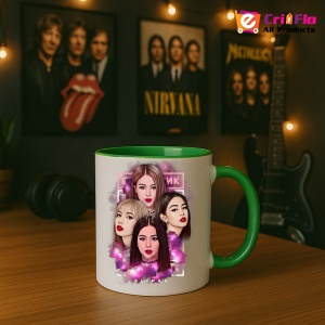 Cana K-POP cu formatia trupa KPOP BLACK PINK BLINKS 594 - Img 20