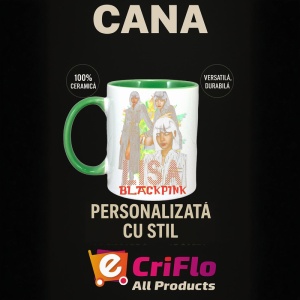 Cana K-POP cu formatia trupa KPOP BLACKPINK LISA 4 617 - Img 23
