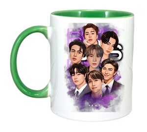 Cana K-POP cu formatia trupa KPOP BTS ARMY 632 - Img 3