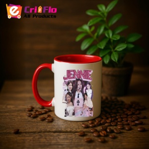 Cana K-POP cu formatia trupa KPOP JENNIE BLACK PINK 670 - Img 47