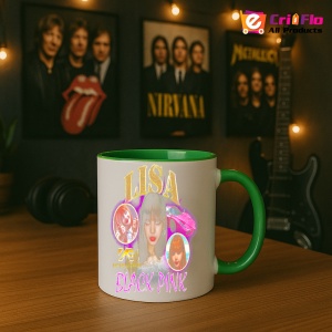 Cana K-POP cu formatia trupa KPOP LISA BLACK PINK 709 - Img 20