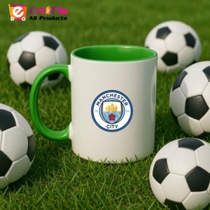 Cana Manchester City Anglia , cu logoul stema echipei, Cadoul Perfect - Img 23