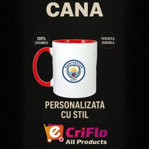 Cana Manchester City Anglia , cu logoul stema echipei, Cadoul Perfect - Img 45