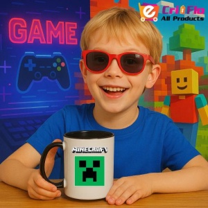 Cana Minecraft Ceeper cu Logo - Img 14