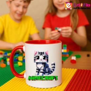 Cana Minecraft Pisica Gri - Img 16