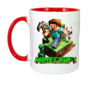 Cana Minecraft Steve Cu Pisica - Img 8