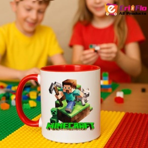 Cana Minecraft Steve Cu Pisica - Img 16