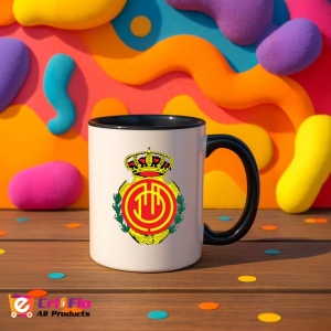 Cana Rcd mallorca Spania , cu logoul stema echipei, Cadoul Perfect - Img 36
