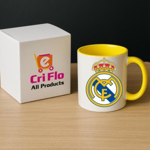 Cana Real Madrid CF Spania , cu logoul stema echipei, Cadoul Perfect - Img 29