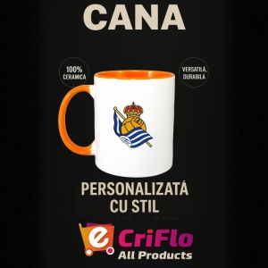 Cana Real Sociedad Spania , cu logoul stema echipei, Cadoul Perfect - Img 40