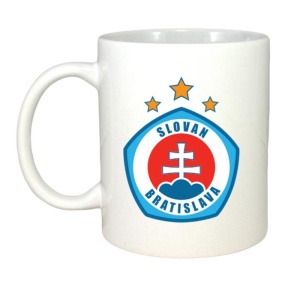 Cana SK Slovan Bratislava Slovacia , cu logoul stema echipei, Cadoul Perfect - Img 2