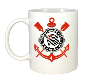 Cana Sport Club Corinthians Paulista Brazilia , cu logoul stema echipei, Cadoul Perfect - Img 2