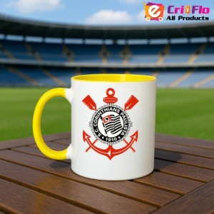 Cana Sport Club Corinthians Paulista Brazilia , cu logoul stema echipei, Cadoul Perfect - Img 32
