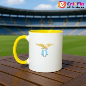 Cana SS Lazio Italia , cu logoul stema echipei, Cadoul Perfect - Img 32