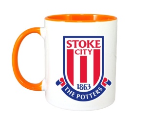 Cana Stoke City Anglia , cu logoul stema echipei, Cadoul Perfect - Img 7