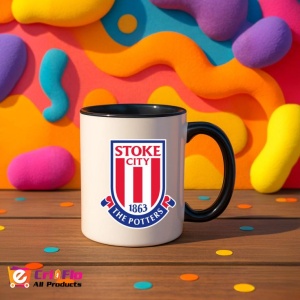 Cana Stoke City Anglia , cu logoul stema echipei, Cadoul Perfect - Img 36