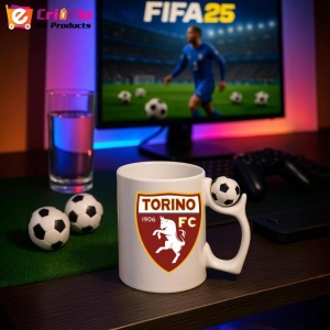 Cana Torino FC Italia , cu logoul stema echipei, Cadoul Perfect - Img 11