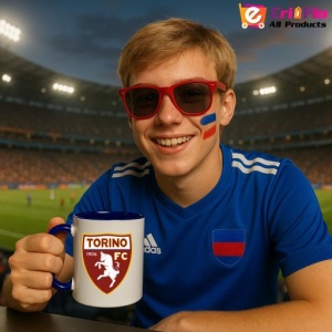 Cana Torino FC Italia , cu logoul stema echipei, Cadoul Perfect - Img 26