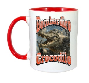 Cana Tralalero TraLaLa cu Bombadiro Crocodilo Funny Italian Brainrot Meme Graphic - Img 7