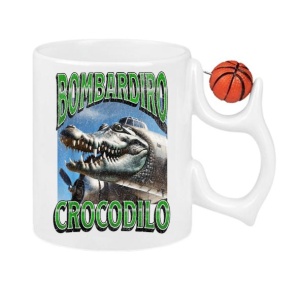 Cana Tralalero TraLaLa cu Bombadiro Crocodilo Funny Italian Brainrot Meme Graphic mix 1 - Img 8