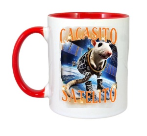 Cana Tralalero TraLaLa cu Cacasito Satelito Italian Brainrot Silly Rat Meme - Img 6