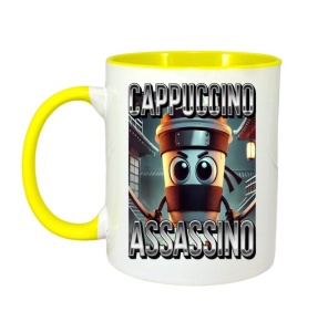 Cana Tralalero TraLaLa cu Cappuccino Assassino Coffee Lovers Italian Brainrot Meme