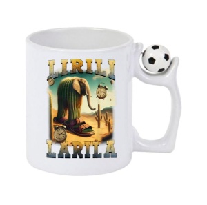 Cana Tralalero TraLaLa cu Lirili Larila Funny Italian Brainrot Meme Cactus Elephant - Img 8