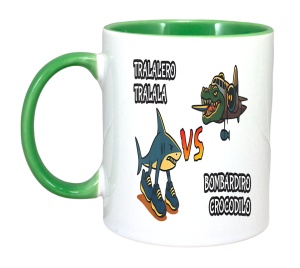 Cana Tralalero TraLaLa cu Tralalero Tralala Brainrot Meme Bombardino Crocodilo Italian - Img 2