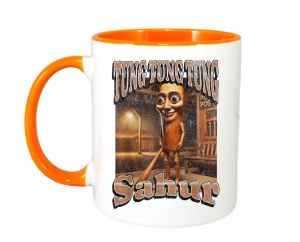 Cana Tralalero TraLaLa cu Tung Tung Sahur Funny Italian Brainrot Meme Graphic 1V - Img 7
