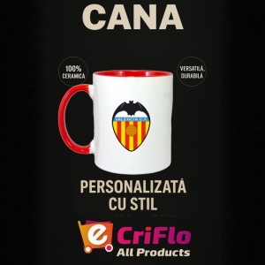 Cana Valencia_CF Spania , cu logoul stema echipei, Cadoul Perfect - Img 45