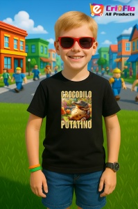 Crocodilo Potatino Boy ** Tricou Tralalero Tralala Copii | Dama | Barbat