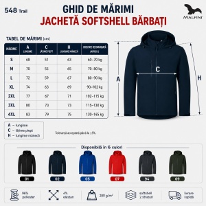Geacă Bărbați tip Jachetă Softshell cu Glugă, Elastică și Modernă – Trail 548 - Img 4