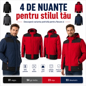 Geacă Bărbați tip Jachetă Softshell de Iarnă, Impermeabilă și Călduroasă – Vertex W55 - Img 8