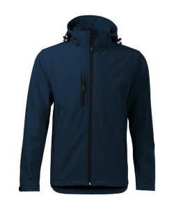 Geaca softshell pentru barbati de culoare albastru marin