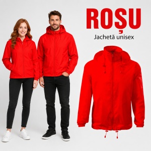 Geacă Unisex Bărbat Damă tip Jachetă Anti-Vânt, Ușoară cu Glugă Ascunsă – Windy 524 - Img 16