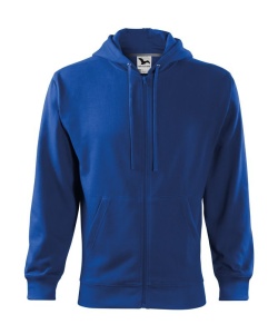 Hanorac barbat tip bluza cu fermoar si 2 buzunare de culoare albastru regal