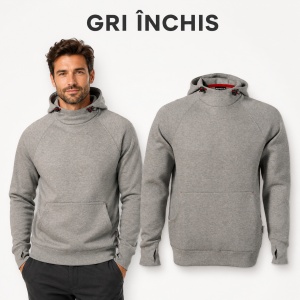Hanorac Bărbați Vertex Hoodie W43, Glugă Reglabilă, 300 g/m², 5 Culori, S–4XL - Img 13