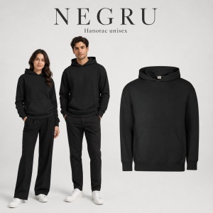 Hanorac Unisex Damă și Bărbați cu Glugă – 60% Bumbac, Interior Pieptănat, 280 g/m², XS–4XL - Img 19