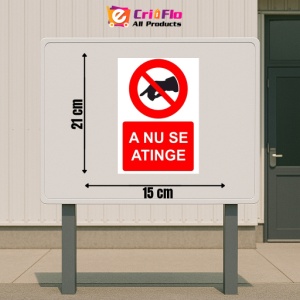 Indicator A nu se atinge indicator de interzicere, Sticker autocolant - Img 2
