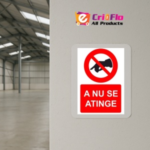 Indicator A nu se atinge indicator de interzicere, Sticker autocolant - Img 4