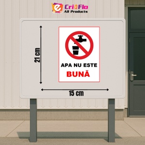 Indicator Apa nu este buna, Sticker autocolant - Img 2