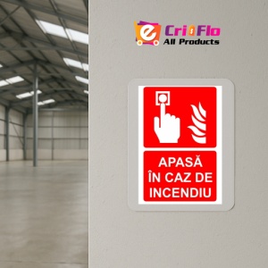 Indicator Apasa in caz de incendiu indicator PSI autoadeziv sticker autocolantSticker autocolant - Img 4