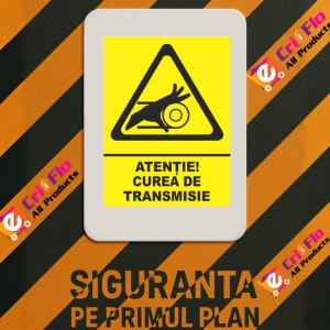 Indicator Atentie curea de transmisie, Sticker autocolant - Img 3