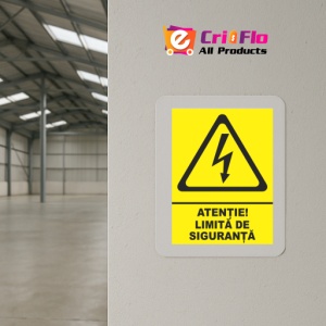 Indicator Atentie limita de siguranta (2), Sticker autocolant - Img 4